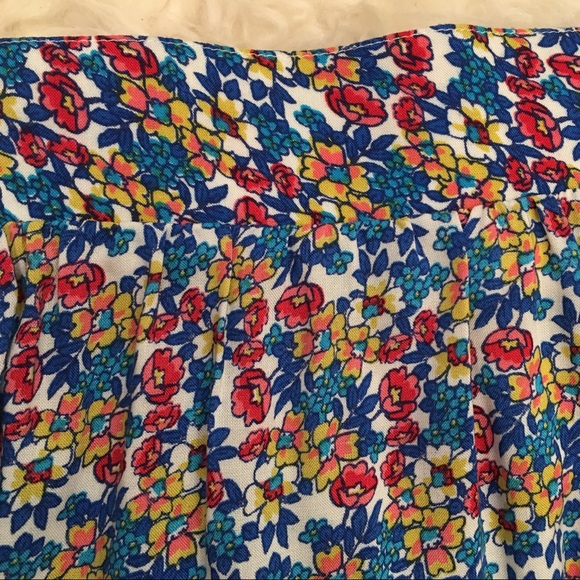 Socialite Nordstrom floral rayon lace hem skirt XS - Picture 3 of 6